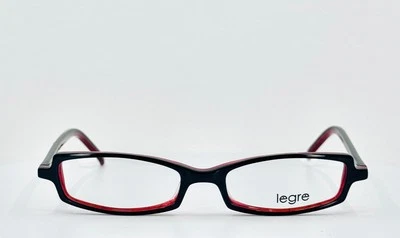 LEGRE LE-055 318 черный красный унисекс прямоугольник полный ободок очки 47-17-140 B:22 - Изображение 1 из 4