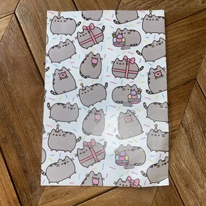 Rare Pusheen Gift Wrap Wrapping Paper 1 Sheet - Picture 1 of 7