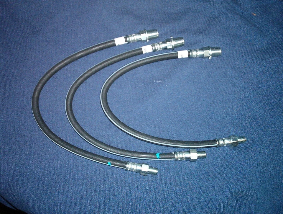 Dodge Truck Brake hose set  3 hoses Front and Rear 1941-1956 Made in USA - Image 1 of 1