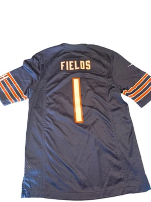 Футболка Джастина Филдса для взрослых S Chicago Bears Nike On Field No1 синяя домашняя ОТЛИЧНАЯ - Изображение 1 из 4