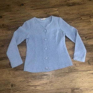 Pendleton Vintage 100% wool scalloped button front blazer XL - Picture 1 of 7