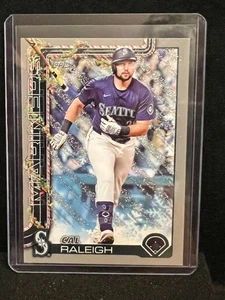 Cal Raleigh 2025 Topps Holiday Silver Glitter Holiday #H54 - Mariners - Picture 1 of 2