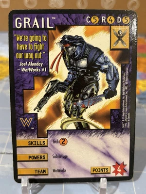 Wildstorms CCG Grail Promo Rare Card Wetworks Whilce Portacio Image DC Comics - Image 1 of 2