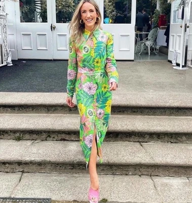 Vestido Alice McCall Talla AU 12/US 8 All That Glitters Camisa Lentejuelas Corte Midi Foto 1 de 4