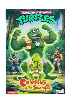 NECA TMNT Cartoon  Colossus  of the Swamp  Napoleon Bonafrog Figure New & Sealed - Image 1 of 4