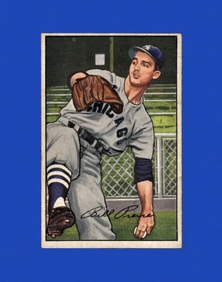 1952 年 Bowman Set-Break # 54 Billy Pierce VG-VGEX *GMCARDS* — 第 1/2 张图片
