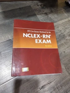 HESI Live Review Workbook for the NCLEX RN Exam 8th Edition 2023 Like New - Picture 1 of 1