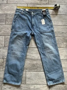 Levi's Premium Men's 555 Relaxed Straight Utility Jeans Size 36 - Picture 1 of 13