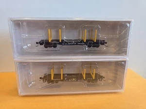 Walthers Burlington Northern 932-28858 45' Logging Flat Car confezione da 2 pezzi - Foto 1 di 5