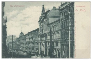 S9067/ Lodz  Rue Piotrowska  AK Polen ca.1900 - Bild 1 von 2