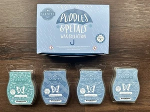 Scentsy Puddles & Petals Wax Collection Country Mountain Coastal Desert Rain - Picture 1 of 2