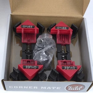 Abrazaderas de ángulo de 90 grados Abrazadera de esquina de carpintería Fijador de clip de ángulo recto 4 piezas/juego - Imagen 1 de 3