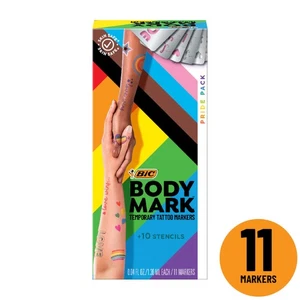 BODYMARK Temporäre Tattoo Marker, Pride Pack, 11 Stück Packung - Bild 1 von 5