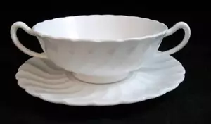 Tazón de sopa crema Toscana WHITECLIFFE con platillo hueso inglés china EXCELENTE ESTADO - Imagen 1 de 1