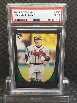 Bowman #205 Freddie Freeman RC 2011 - Braves - PSA 9 - Como nuevo - 49368780 - 🔥 Foto 1 de 2