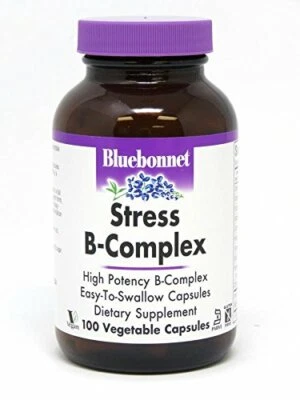 Bluebonnet Stress B-Complex растительные капсулы, 100 штук - Изображение 1 из 3