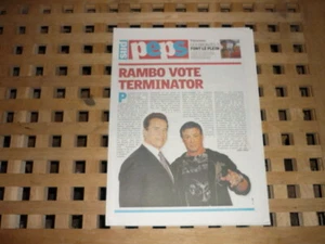 *SUD PEPS 2008/02/06 A.SCHWARZENEGGER S.STALLONE CHARLES AZNAVOUR J.BALASKO (2) - Picture 1 of 1