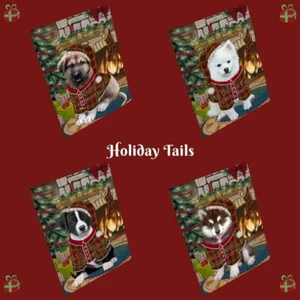 Weihnachtsstrumpf aufgehängt Hund Katze Haustier Foto Kühlschrankmagnet 11,5 x 17,6 Zoll - Bild 1 von 193