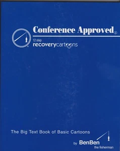 Recovery Cartoons Anonymous Narcotics Alcoholics Humor N.A., A.A. signed Rare - Picture 1 of 12