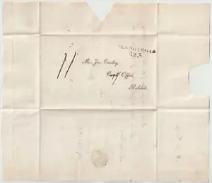 1815 NEWNHAM GLO CHILOMETRAGGIO PMK JOHN NASH TO JOHN CROSSLEY ROCHDALE CANAL DIVIDEND - Foto 1 di 2