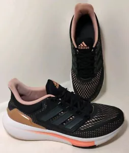Adidas Damen EQ21 Laufschuhe Turnschuhe schwarz pink GZ0589 Laufen Größe 8 - Bild 1 von 15