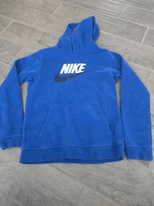 Youth Nike Hoodie Sweatshirt Club Fleece Blue Size XL - Picture 1 of 6