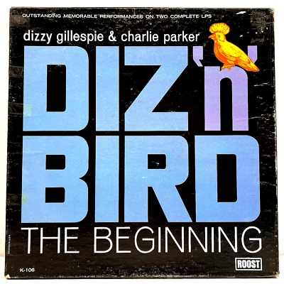 Charlie Parker Diz 'n' Bird The Beginning 1966 Vinyl Roost Records 1st Press Foto 1 de 4