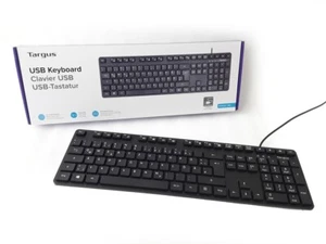 Targus Kabelgebundene Clavier USB Clavier Qwerty AKB600 Windows Mac Noir - Photo 1/6