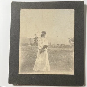 c.1900 Bella SPOSA in CAMPO DI FIORI antica carta armadio foto - Foto 1 di 8