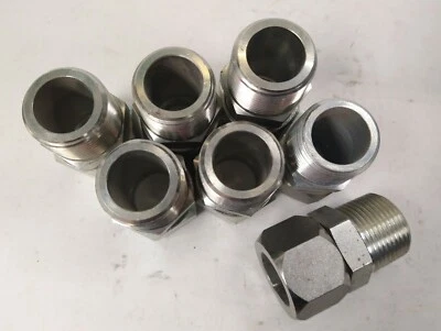 EATON 1" FERRULE COMPRESSION TO 1" NPT ADAPTER UNIONS 47205-16-16 (LOT OF 7) - Image 1 of 4