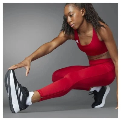 adidas Adizero Essentials Womens Running Leggings Red - Image 1 of 4