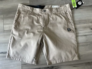 VOLCOM FRCKN Drifter 20 Short Khaki size 38 New $38 Casual Men's Board Short - Picture 1 of 6