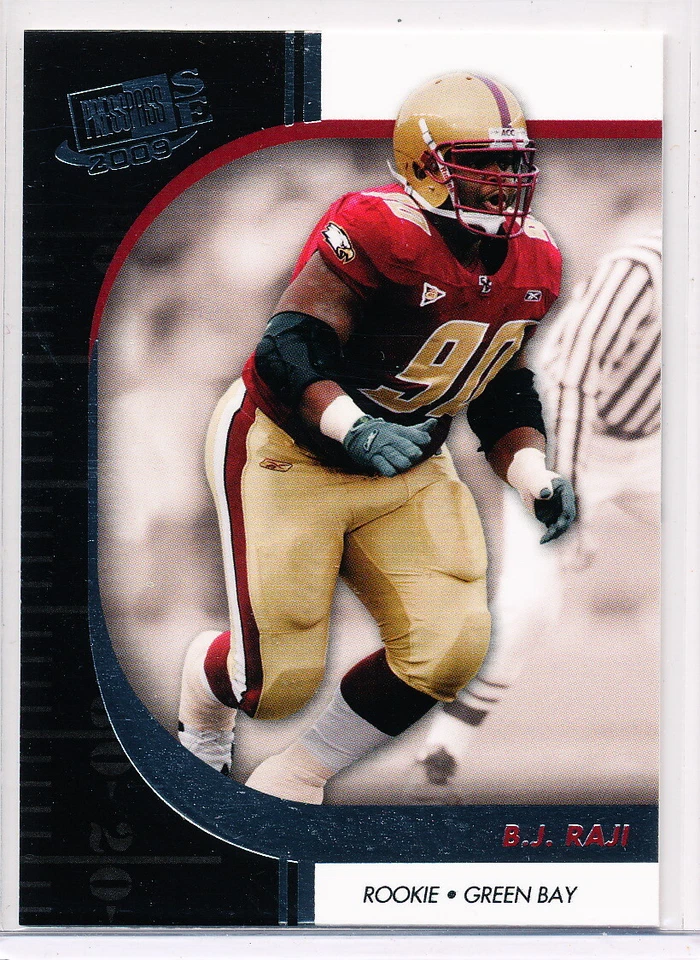 2009 PRESS PASS SE #42 B.J. RAJI ROOKIE CARD - PACKERS - BOSTON COLLEGE - Image 1 of 1
