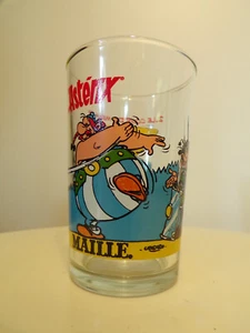 MUSTARD GLASS-ASTERIX-OBELIX-2.LE COUP DU MENHIR-MAILLE - Picture 1 of 2
