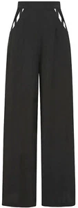 Collectif »SVEVA TWO-TONE« HIGH WAIST Wide Leg Pants 50s MARLENE HOSE Rockabilly - Bild 1 von 6