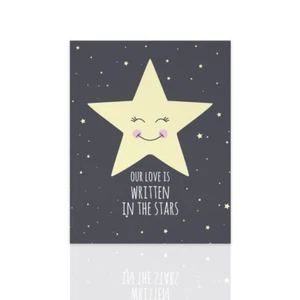 Quadro moderno per bambini Stella - ideale per la cameretta nascita regalo - Imagen 1 de 9