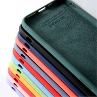 For Samsung A52 A72 A42 A12 S21 Ultra A21S A41 Liquid Silicone Soft Case Cover