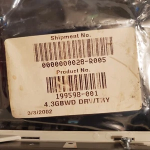 COMPAQ 199598-001 4.3GB 3.5 SCSI HARD DRIVE IN BOAT SEE DESCRIPTION - Picture 1 of 13