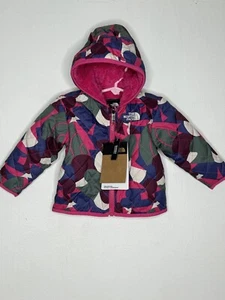The North Face Reversible Shady Glade Jacket Baby Girls Size 0-3 Months Pink - Picture 1 of 6