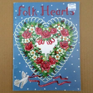 Folk Hearts Decorative Painting Patterns by Pipka Love Flowers, 1985 - Picture 1 of 6