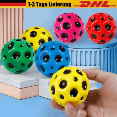 MARKENLOS 6PCS Jump Ball Moon Ball Space Ball Hohe Springender Kugel Bälle Kids Geschenke