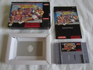 Street Fighter II: Turbo (SNES) Super Nintendo CIB Caja Completa 1993 Capcom RARO - Imagen 1 de 19
