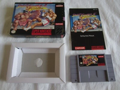 Street Fighter II: Turbo (SNES) Super Nintendo CIB Complete Box 1993 Capcom RARE - Image 1 of 4