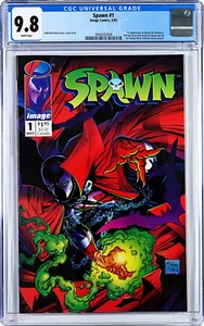 Spawn #1 (1992) CGC 9,8, ¡nuevo estuche! ¡Blanco! ✮ ¡Llave! ¡Primera aparición de SPAWN! - Imagen 1 de 2