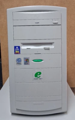 eMachines eTower 667ix PC Retro Gaming Celeron 667MHz 256MB RAM TAL CUAL REPUESTOS Foto 1 de 3