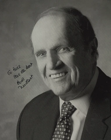 BOB NEWHART authentic hand signed 8x10 photo        GREAT COMEDIAN      To Bill Cover