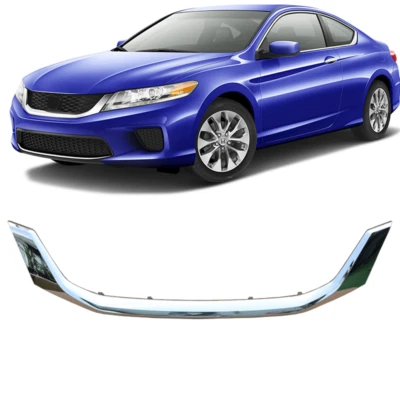 Front Chrome Grille Trim Molding For 2013 2014 2015 Honda Accord Coupe HO1216112 - Image 1 of 4