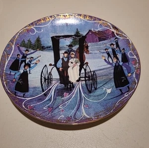 P Buckley Moss WEDDING DAY Hand Painted Art Plate 1995 9.5” Signed RARE - Picture 1 of 14