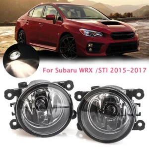 Left & Right Fog Light Lamp For 2015 16 2017 Subaru WRX /STI Replacement w/Bulbs - Foto 1 di 10