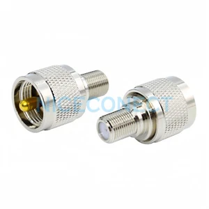 10x UHF PL-259 macho a tipo F hembra conector antena adaptador convertidor - Imagen 1 de 4